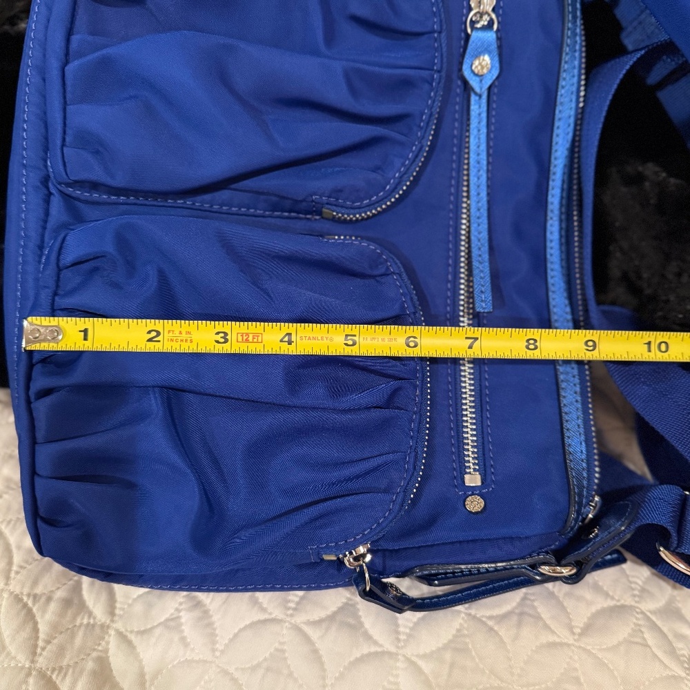 EUC MZ Wallace Vibrant Blue Crossbody Bag with Pouch - Picture 5 of 7